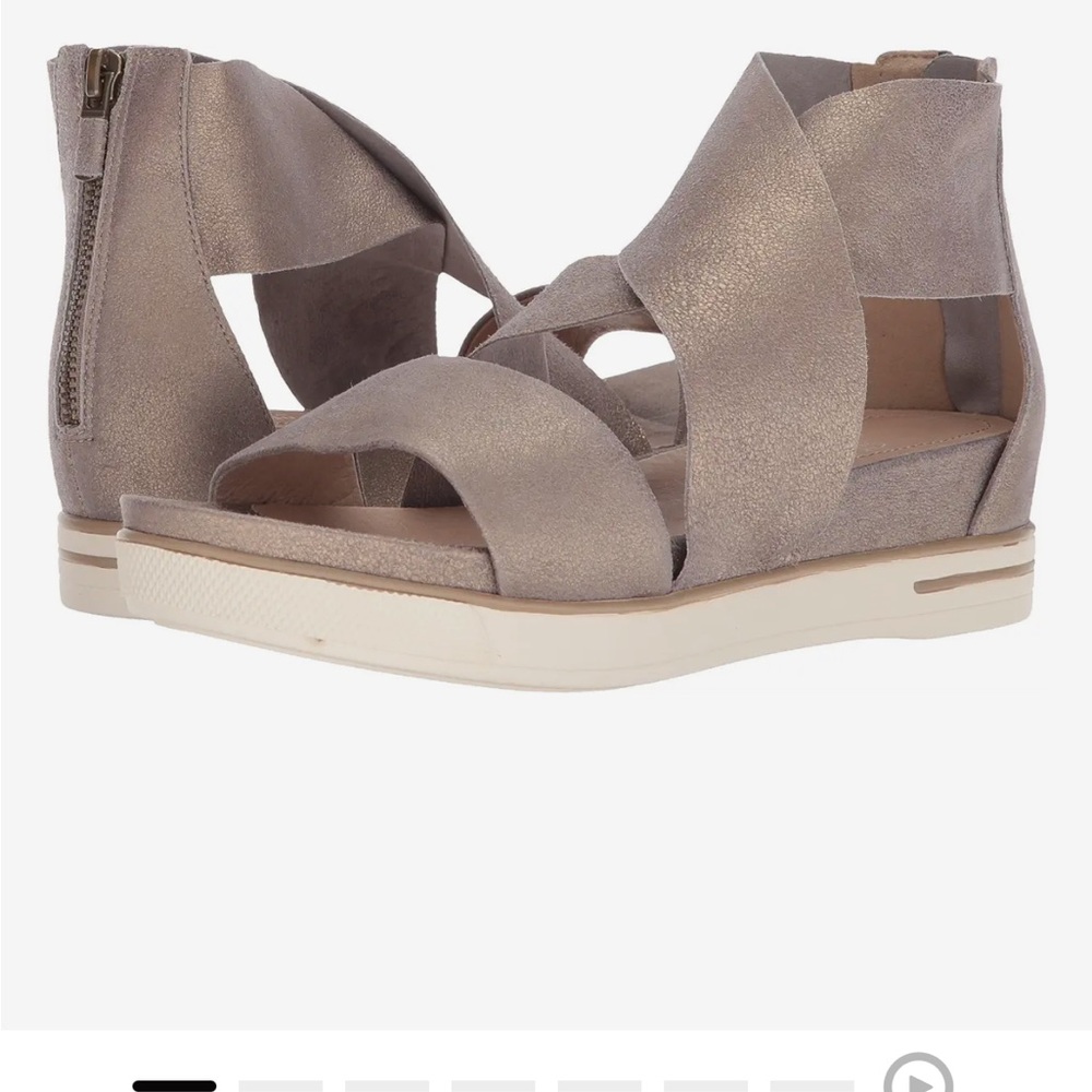Eileen Fisher Sport sandals - Size 9 Bronze metallic